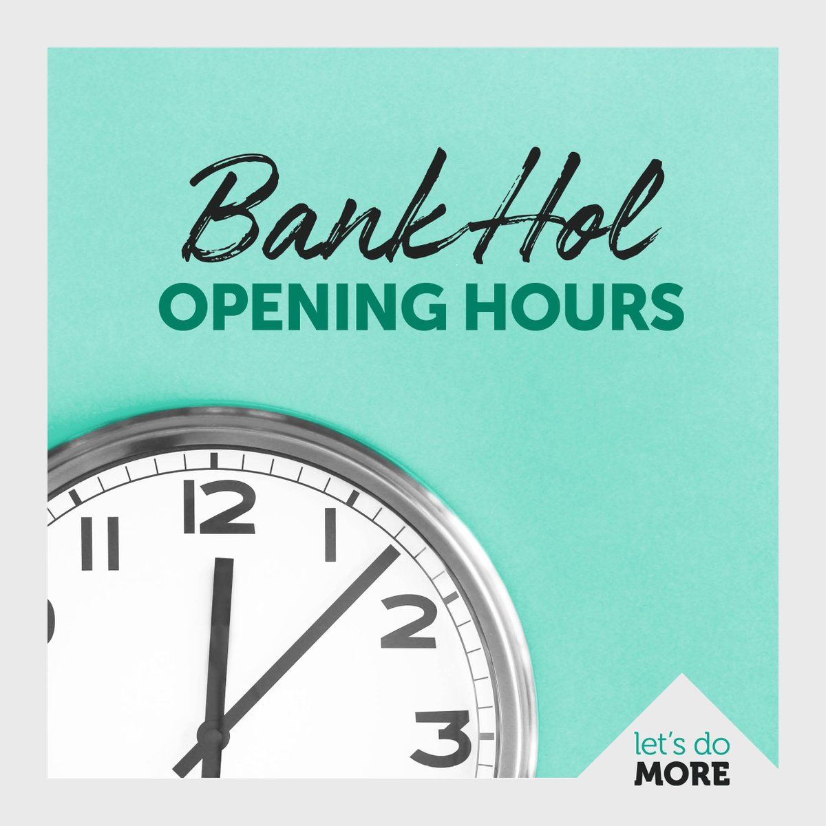 Early May bank holiday Opening Hours
 
Just to let you know, we will be operating our Bank Holiday hours on Monday.
 
Please visit our website to see our updated opening times

#bankholiday #maybankholiday #bankholidayhours