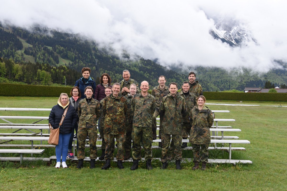 Yesterday, leaders and staff from the Military Bundeswehr Hospital in Ulm visited GCMC as part of an education program for soldiers. GCMC's Col. Stefan Hinz welcomed the visiting doctors and hospital staff, and provided insights into the center's mission and vision.