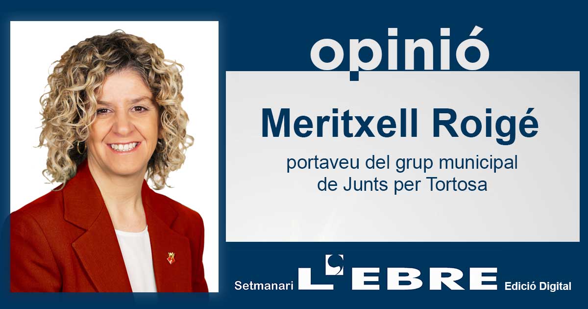 ✍ Orgull de Tortosa, orgull del nostre patrimoni cultural

📷 LA NOTÍCIA: setmanarilebre.cat/orgull-de-tort…

<a href="/meritxellroige/">Meritxell Roigé</a> <a href="/juntspertortosa/">Junts per Tortosa</a>