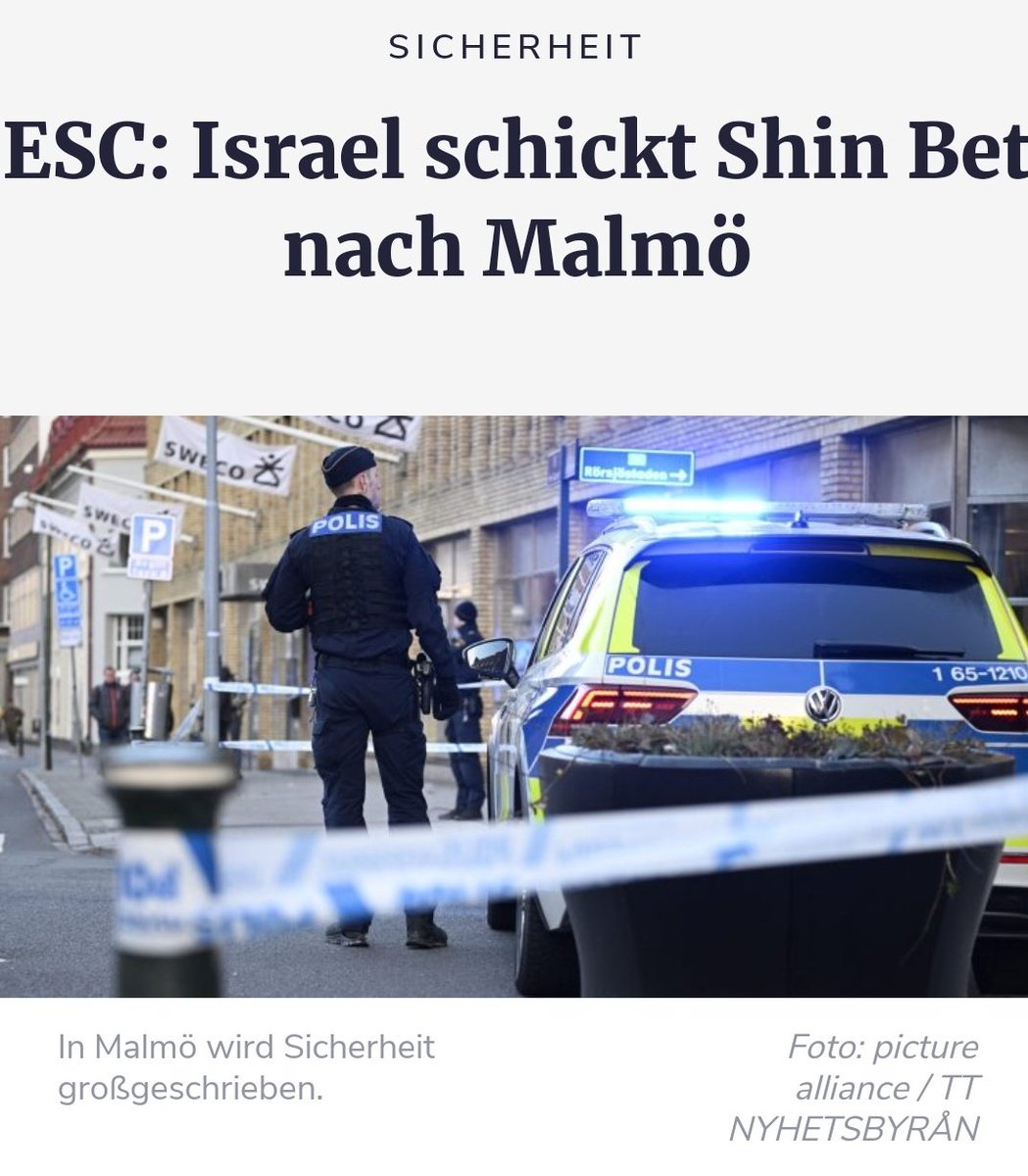 @Arnd_Diringer @JuedischeOnline Unerträglich diese Antisemiten. Traurig auch, dass die israelische #ESC2024 Sängerin #EdenGolan 🇮🇱 aus Angst vor einem Terroranschlag in #Schweden vom israelischen Inlandsnachrichtendienst geschützt werden muss. Wo sind wir bloß gelandet? #StandUpToJewishHate 👇…