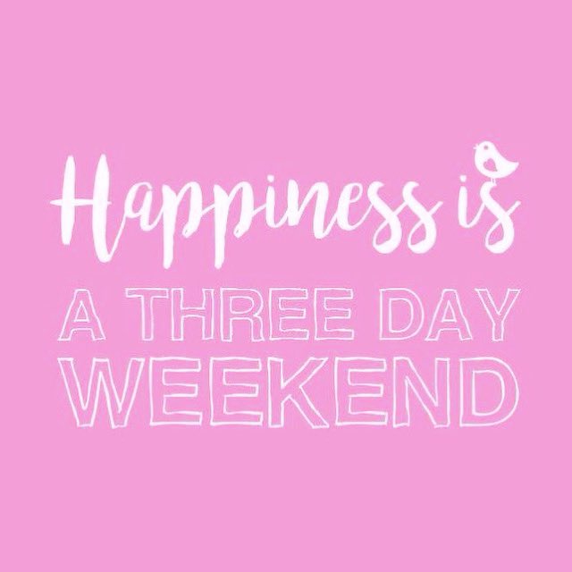 Take a deep breath — the extra day off is finally within reach! However you’re spending the bank holiday weekend, have a wonderful one 🎉👌 #bankholiday #longweekend #copy #copywriting #copywriters