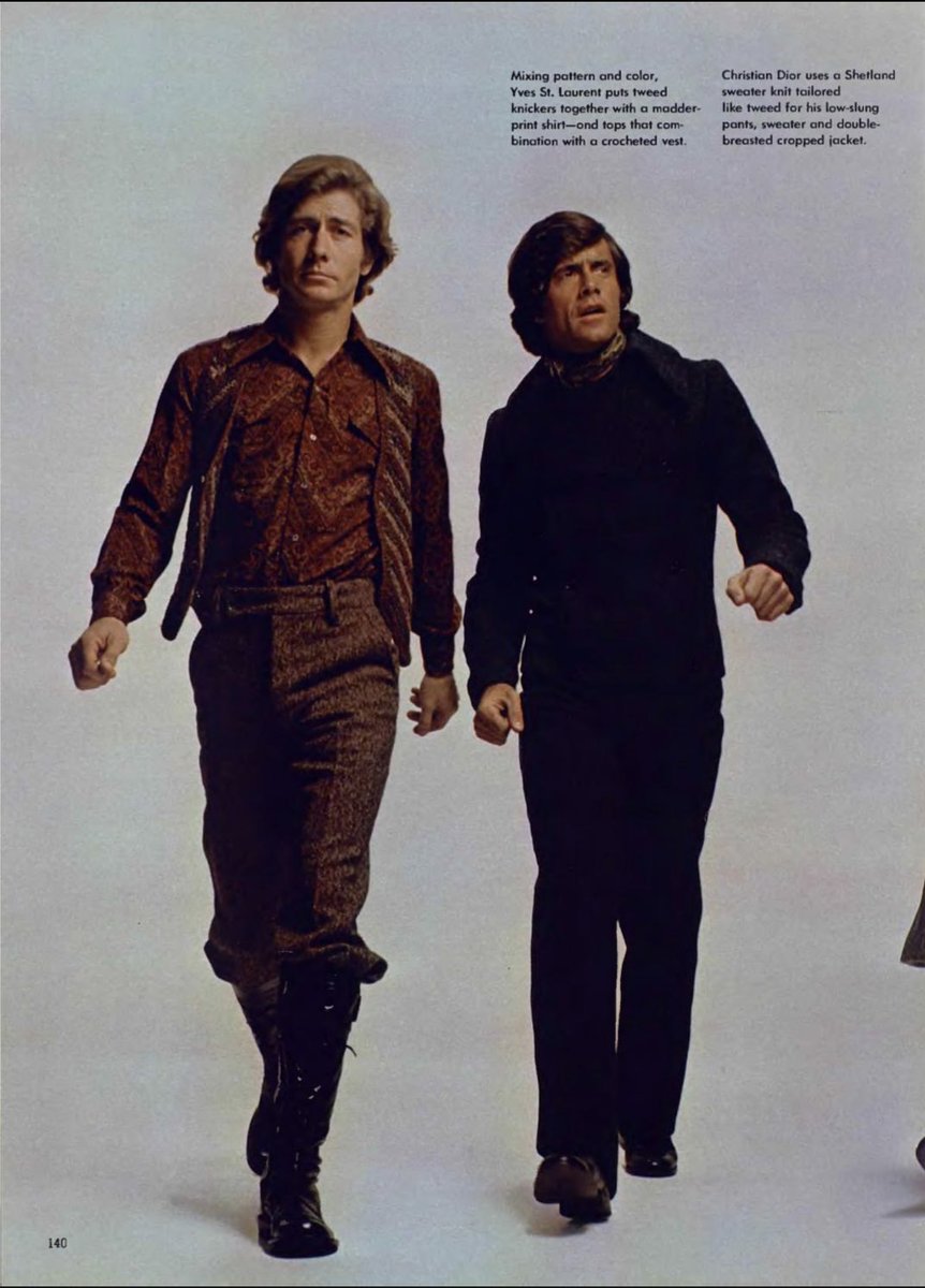 Out with the guys  #1970s #Mensfashion #menswear