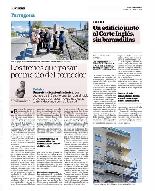 perlinterior's tweet photo. Bones notícies pels barris de la part baixa de Tarragona i per a tota la ciutat! #barridelport #serrallo #torresjordi #mercaderiesforadelaciutat #perfisensesoroll #soundless @cienciaURV Esperançats per aquest nou projecte de @PortTarragona https://t.co/X93HsDnugx
