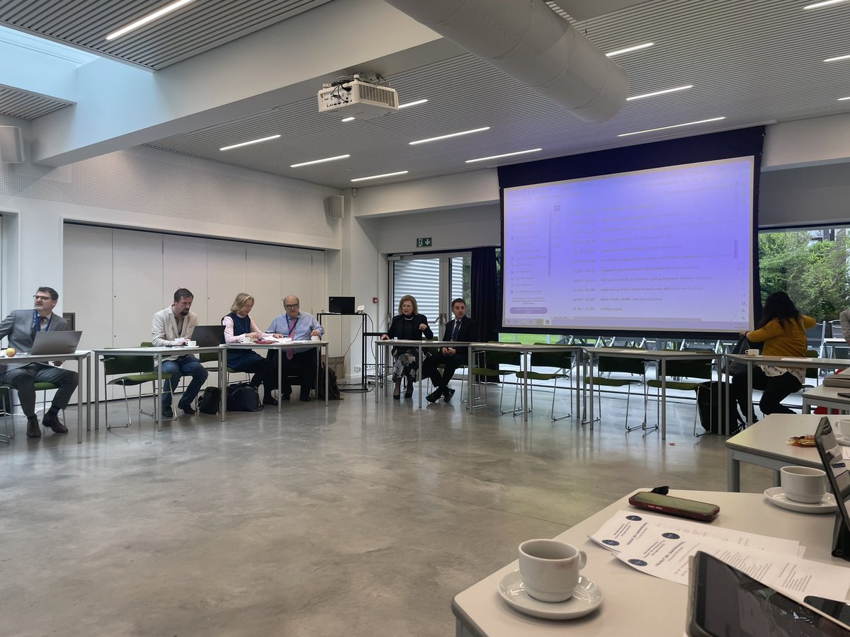 Day 2 of @UEMSEurope Council of European Specialist Medical Assessments meeting in Antwerp. Supporting our partnership with @Euro_Psychiatry and @EFPTrainees in developing European Board Exam in Psychiatry