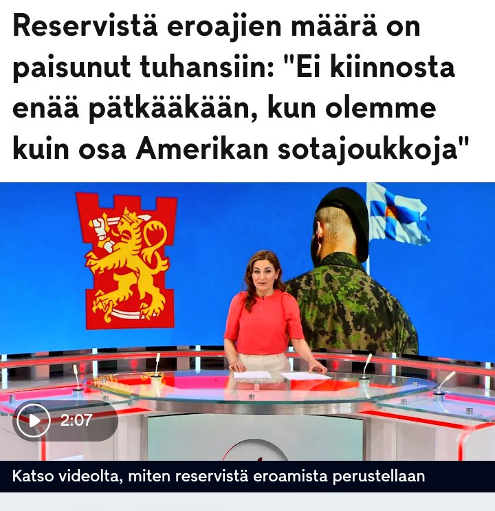 Mitenköhän tämä ei tuu yllätyksenä 🤔
#paskavaltio #puolustusvoimat

mtvuutiset.fi/artikkeli/rese…