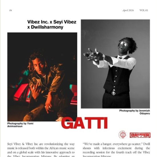 Vibez Inc Ft. Seyi Vibez & Dwillsharmony – Gatti -  ent4afrika.com.ng/vibez-inc-ft-s…