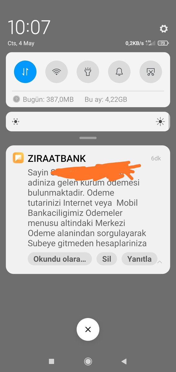 Ne guzel bir SMS geldi sabah sabah😍 sandık görevlilerin ücretleri yatmış.