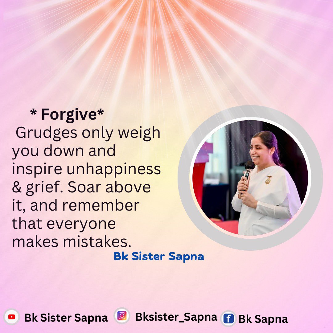 Rise above

#brahmakumaris #bksapnachina #bksapna #karma #awakening #selfimprovement #positivethinking #meditation #selflove #selfcare #mindfulliving #truelove #gratitudeattitude #gratitude #Rajyoga #happiness #successmindset #happinessisachoice #success