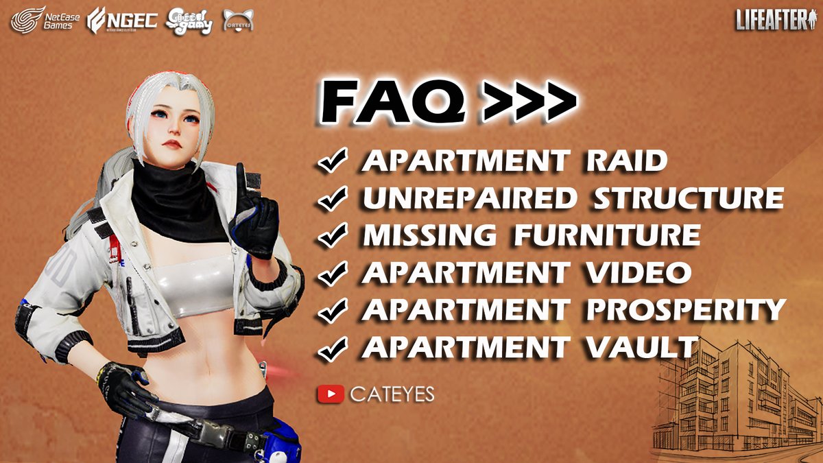 😽 Happy Weekend Survivors,
Let's check out my latest podcast, I will answer all your FAQs about the Apartment Update here 👉 youtu.be/2Xk_h4sjLBc?si… 

If you have any other questions, feel free to leave them in the comments. Good luck moving in🏘️

#LifeAfter 
#NewUpdate #FAQ