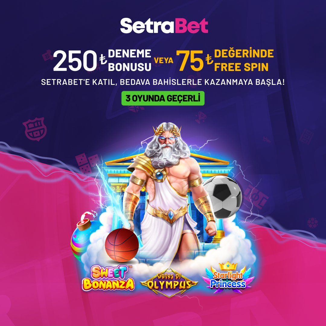 💰250₺ Deneme Bonusu veya 75₺ Değerinde Free Spin ile BEDAVA Bahis Yap 🔥Hafta Sonuna Özel %50 Spor Yatırım Bonusu! 💯Şimdi Kazanma Şansını Artırma Zamanı! 🔗Hemen Üye Ol: rebrand.ly/twittersetra