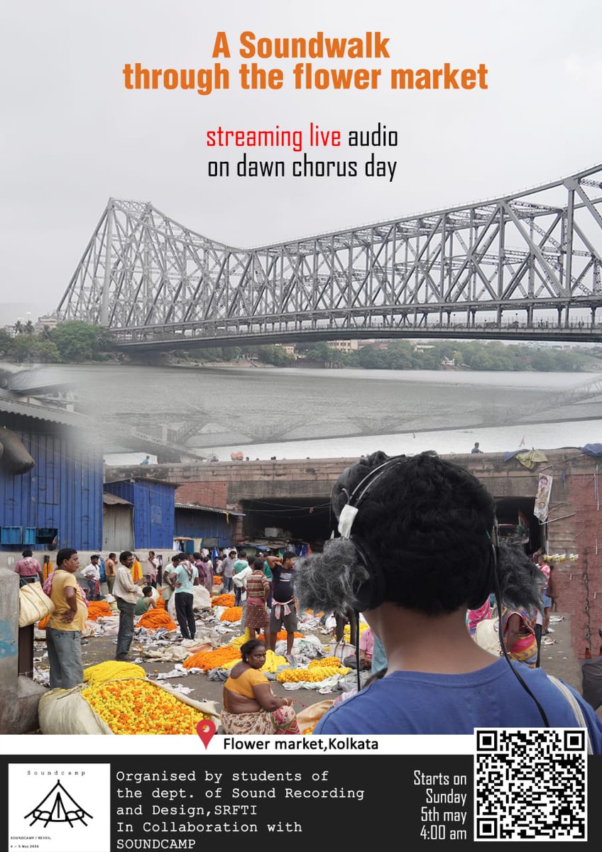"A soundwalk through the flower market"

 Listen here, soundtent.org/reveil/#/
5 AM London time (UTC+1) on Saturday 4 MAY to 6 AM on Sunday 5 MAY 2024

*Checkout our streaming page*

streams.soundtent.org/2024/streams/u…