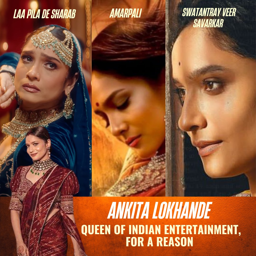 Ankita Lokhande - Queen of Indian entertainment for a reason 👑❤️🔥 @anky1912 #AnkitaLokhande #AnkuHolics #Bollywood #QueenOfEntertainment #Queen #Crush #Beautiful #Anku ( Ankita Lokhande , Queen , Indian Entertainment , Anku )
