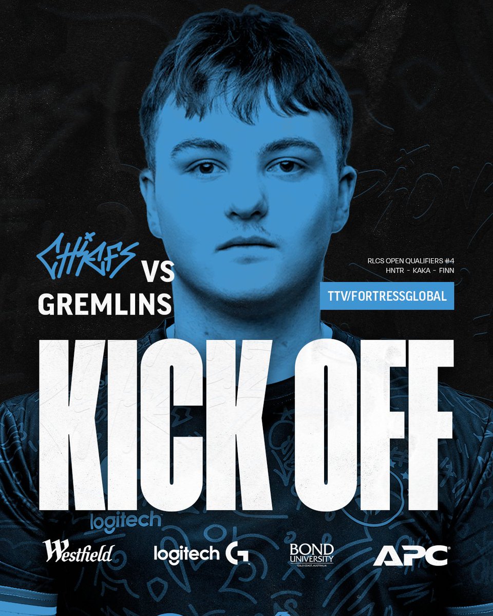 It seems like all roads lead to the @GremlinsRLCS 😵‍💫 They may look cute, but as the top 8 starts we have no other option but to put them down 😠🫳 🕕 6:00PM AEST 📺 twitch.tv/FortressGlobal #WeAreChiefs🛡️ | #CHFWIN🛡️ | #RLCS