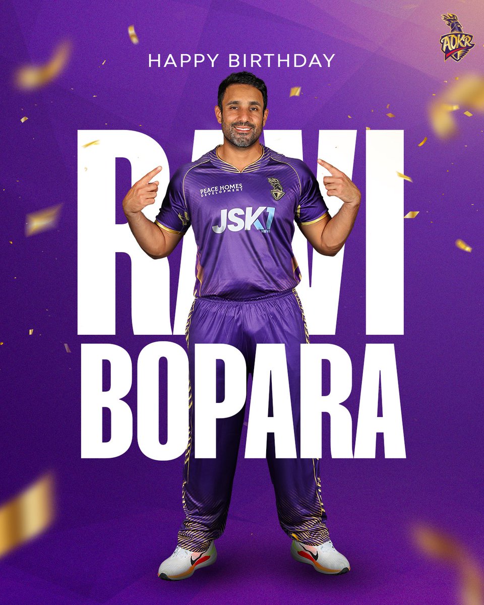 Sending the best wishes to our 🌟 all-rounder! Have a great one, @ravibopara 🎂
