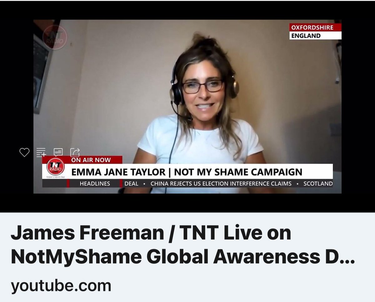 Thank you @james_freeman__ @tntradiolive Always great to get airtime for this conversation; child sexual abuse - and to support survivors of CSA - that ultimately also helps us to protect children. I hope you get a chance to view this important conversation today ⬇️ 🔗 Link…