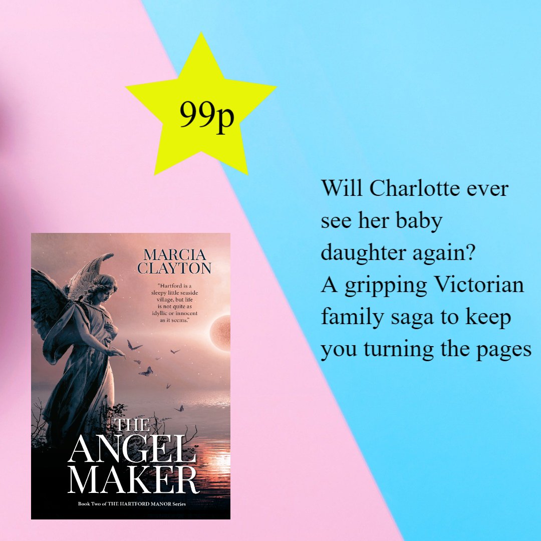 Charlotte’s friend, Fred, helps her search for her missing baby, but dark forces are at work that test the bravery of the whole community. Will she ever see her daughter again? A Victorian family saga. mybook.to/TheAngelMaker #Victorian #historicalromance #mustreadseries