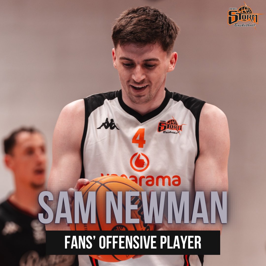 🏆 | 2023/2024 season award winners announced! Up next, @saam_newman - Fans’ Offensive Player 👊 Read full article here ⬇️ stormbasketball.net/20232024-award…. #ItsStormSeason⛈️