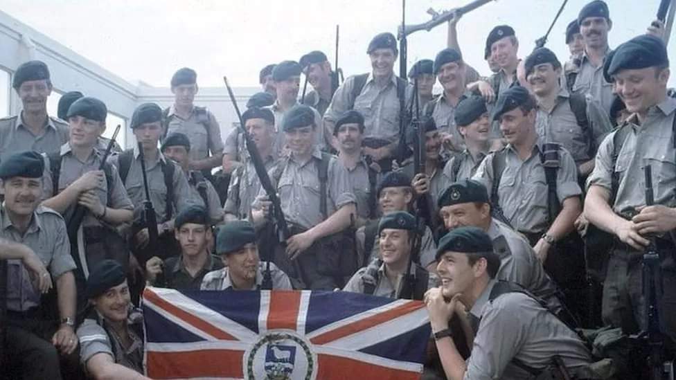 Royal Marines heading South for the Falklands in 1982 🇬🇧🇬🇧🇬🇧

#royalmarines #britishhistory