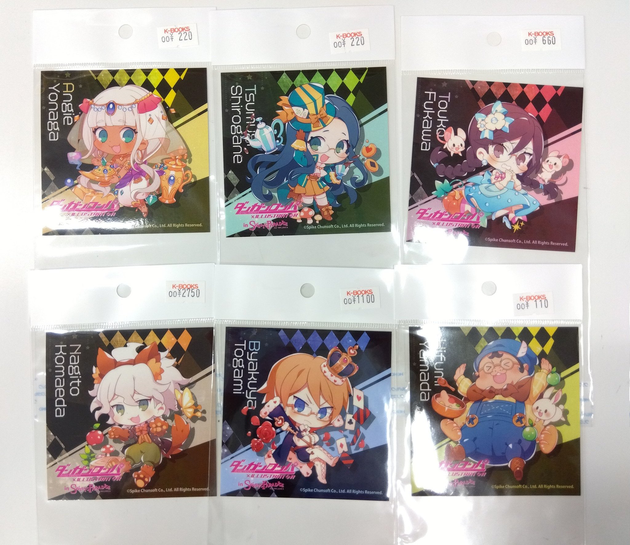 ダンガンロンパ 日向 狛枝 スイーツ パラダイス コラボ ステッカー 特典 K-BOOKS GAME館 on X: 