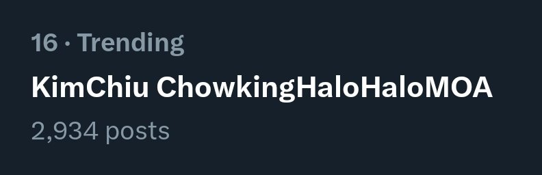 Trend Alert: Now Trending at Number 16 Nationwide @prinsesachinita @chowking_ph KimChiu ChowkingHaloHaloMOA #ChowkingHaloHaloLand #KimPau #PauloAvelino #KimChiu