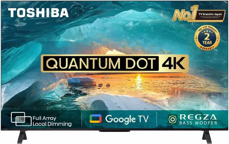 Toshiba 164 cms (65 Inches) QLED UHD (4K) Smart TV 

fkrt.cc/EYKiRNxg

₹56,999 with SBI CC No Cost EMI