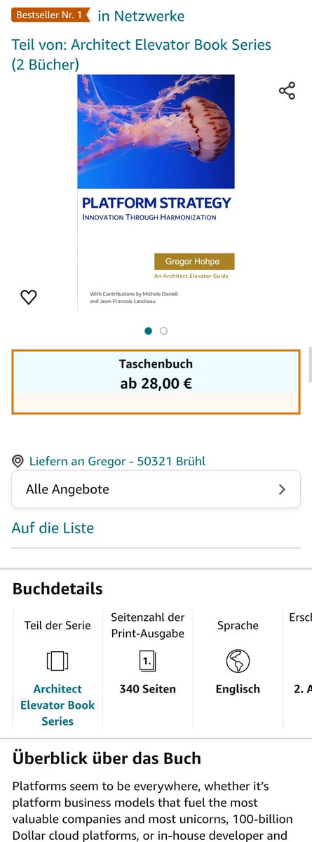 Hmmm... @amazonDE doesn't show an 'add to cart' / 'buy with 1-click' for my book. Do we actually want to sell books or just have people browse them? 🤷