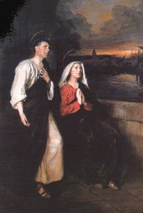 May 4. ST. MONICA Born in Africa, St. Monica married a pagan, whom she converted by her virtues. Having become a widow she devoted herself to her son, Augustine, whose mind was corrupted by heresy and whose soul was steeped in sin; 1/2