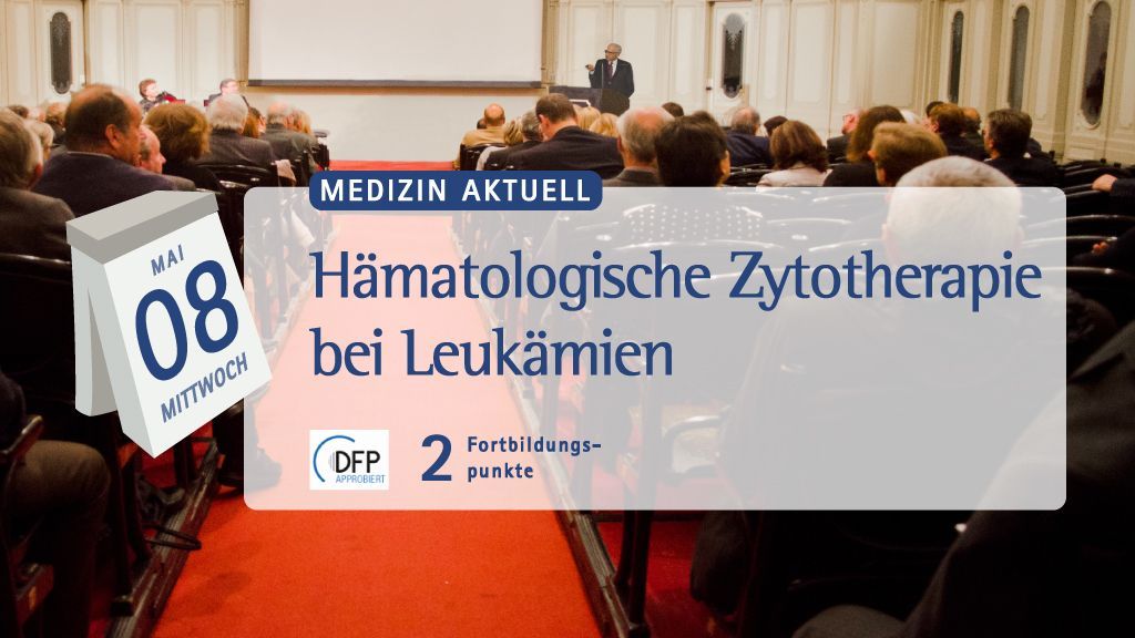 📅 Nächste Woche im Billrothhaus und online: Case challenge zum Thema 'Hämatologische Zytotherapie bei Leukämien' am Mittwoch, 8.5. ab 19:00 Uhr. Das Detailprogramm und die Anmeldung finden Sie hier: billrothhaus.at/index.php?opti…