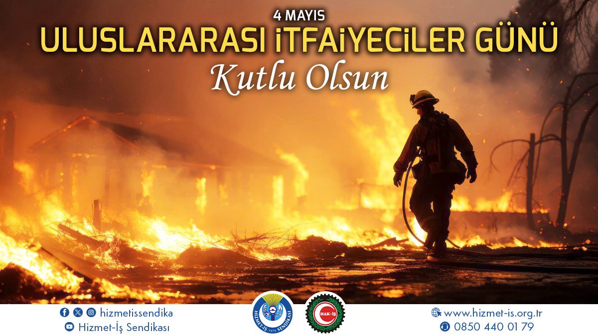 👨‍🚒👩‍🚒Bugün, dünyanın dört bir yanındaki kahramanların günü! 

Her anımızı güvenli kılmak için cesaret ve özveriyle gece gündüz çalışan başta üyelerimiz olmak üzere tüm itfaiyecilerimizin #UluslararasıİtfaiyecilerGünü kutlu olsun.