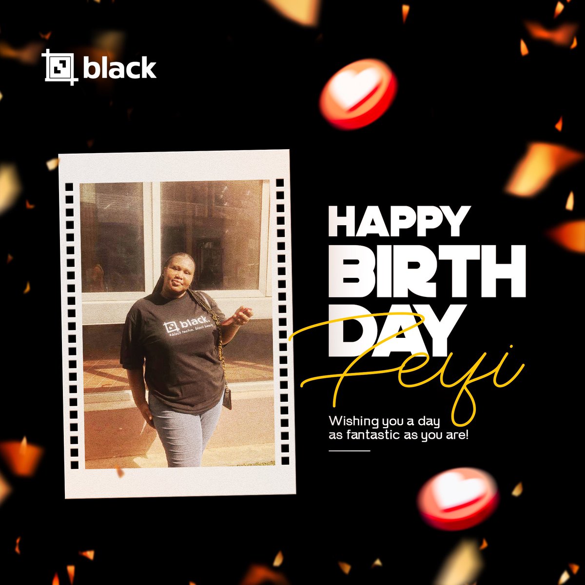 Happy birthday to our Head of Operations @FeyisayoAdesan1 Cheers to an amazing year Ahead🖤