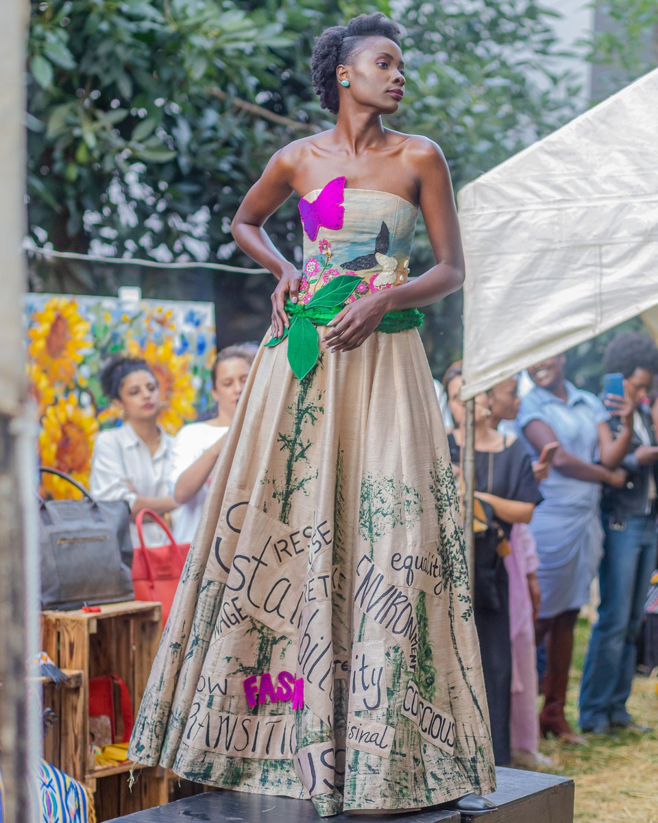 Nairobi Fashion Week Spotlight: This piece by Deepa Dosaja @deepa.dosaja echoes a commitment to sustainability, aligning with the essence of the Just Fashion initiative. #SustainableFashion #CircularFashion Photography: Levi King Photography