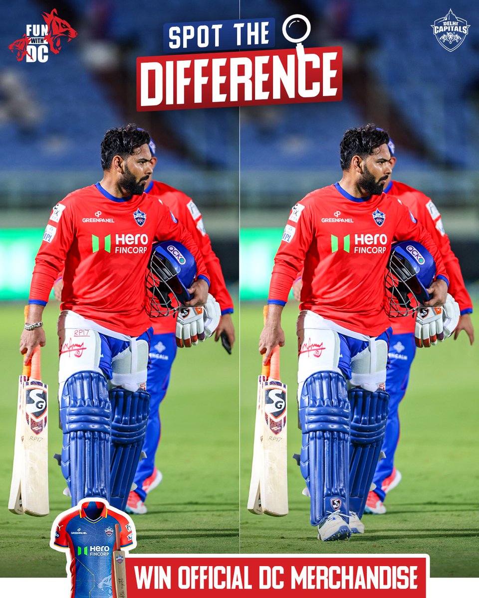 Q: How to win Official DC Merchandise? 👕 A: Spot the Difference between these two images to stand a chance 😌 #FunWithDC