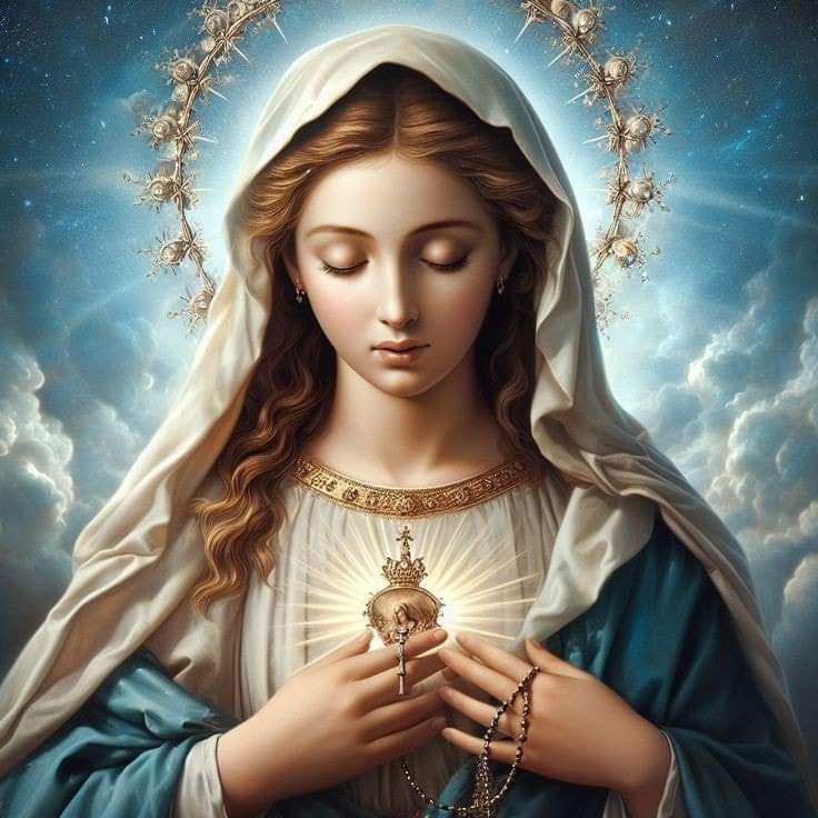 We fly to thy patronage, O holy Mother of God. Despise not our petitions in our NECESSITIES but deliver us always from all DANGERS. O ever Glorious and Blessed Virgin 🙏