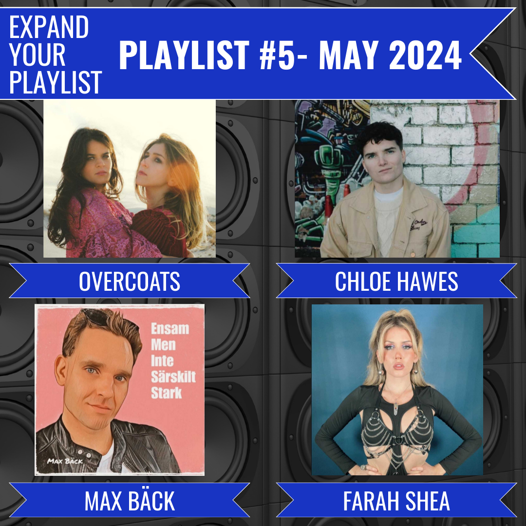 Out now on Spotify and on the website, is out latest playlist for May featuring new music by @thisisovercoats , @ChloeHawes01 , @MaxBackMusic , and @FarahSheaMusic . (Links In Bio)

#newmusic #newmusicplaylist #MayPlaylist #ExpandYourPlaylist #IndieRock #IndiePop #Alt