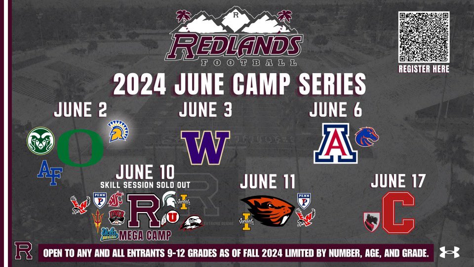 Going to be great to have @SanJoseStateFB back to the camps in June!! Get signed up at: iefootballcamps.com Limited capacity per session. More schools to be added soon!!