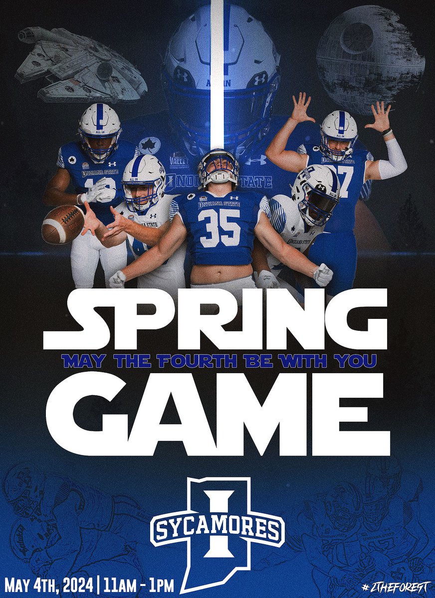 Blue vs. White at the Spring Game Today! It all starts at 11 a.m. at Memorial Stadium - we'll see you there! #MarchOn | #LeaveNoDoubt