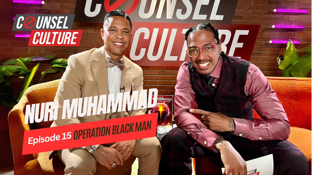 #CounselCulture Episode 15: 'Operation Black Man' with Nuri Muhammad is streaming now on all podcast platforms & YouTube! @BrotherNuri @counselculture_ #CounselCulture

Watch & Subscribe: youtu.be/FV764HpmndE?si…