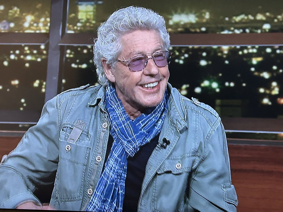 Roger Daltrey on Bill Maher and I’m dying 

I love this man

God bless him 80 years old and still a pistol 

#TheWho #RealTime