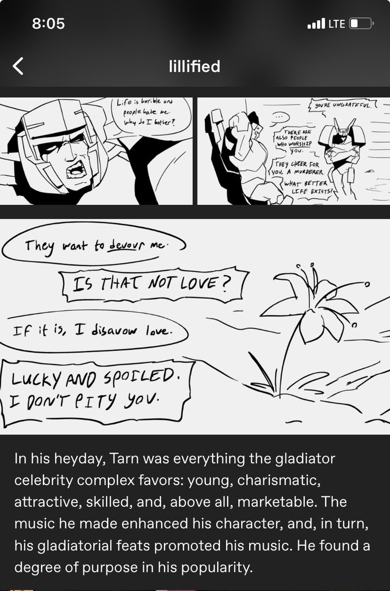 want Tarn Facts? Here's Tarn Facts! 
(1/2) 