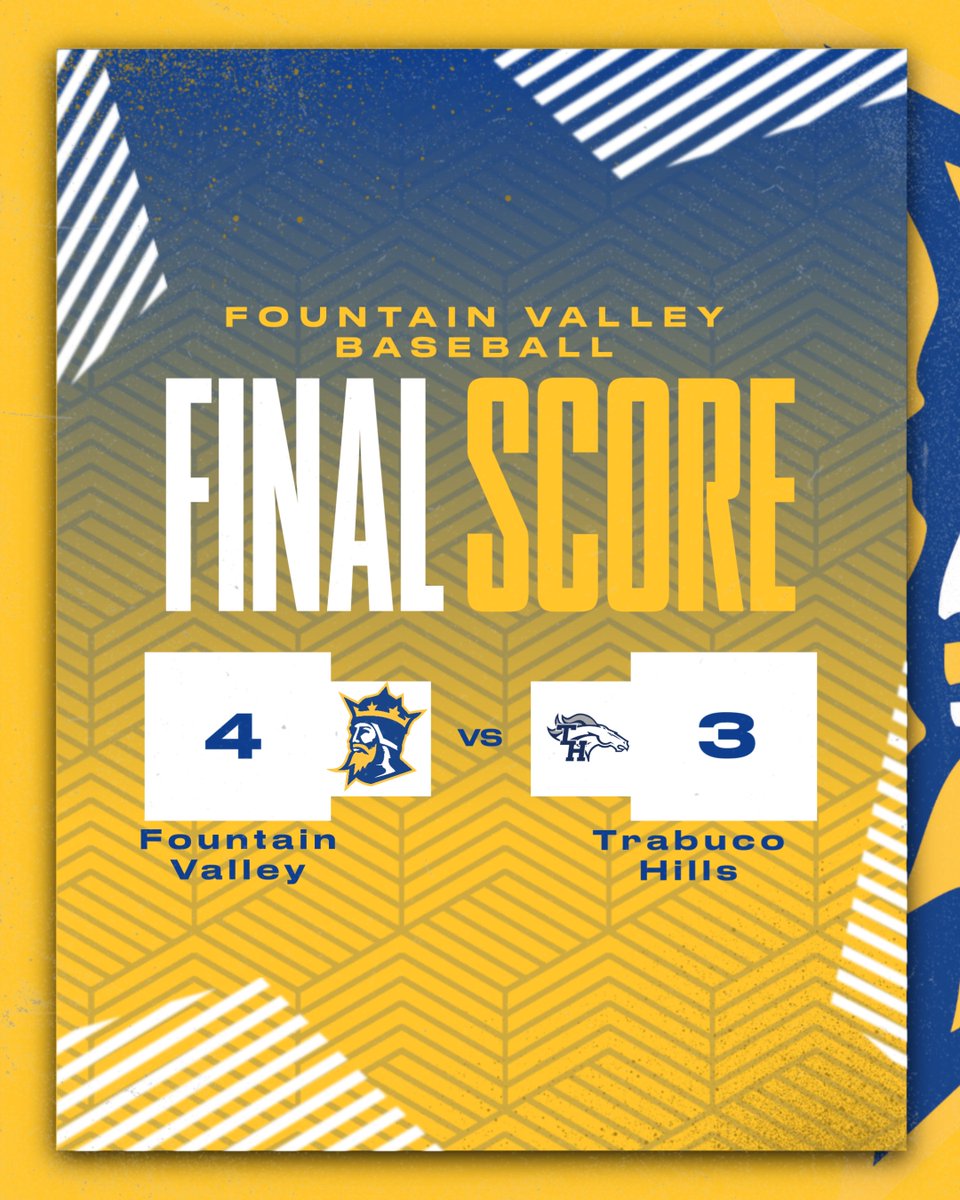 Baron Baseball with a thrilling 4-3 victory over Trabuco Hills in the 1st round of the CIF Play-Offs! FV scores two in the bottom of the 7th for the win!! Next up, we are on the road at El Segundo on Tuesday.