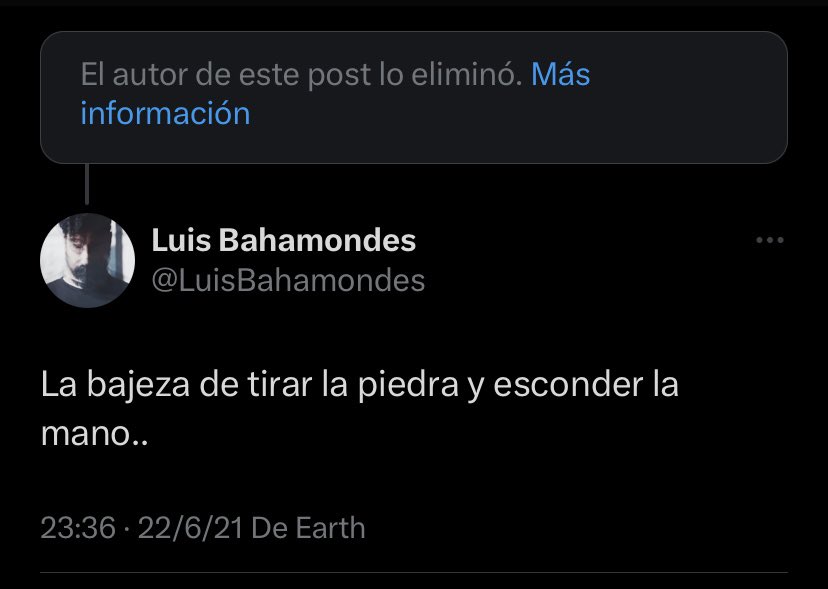 Recordé mis constantes críticas a @ncastilo durante la revuelta y la CC. Al hacer la búsqueda de esas interacciones,todos los tuits de la época están eliminados, TODOS. Políticos, operadores y rostrillos apuestan al olvido y la mala memoria. El q arranca sirve para otra elección.