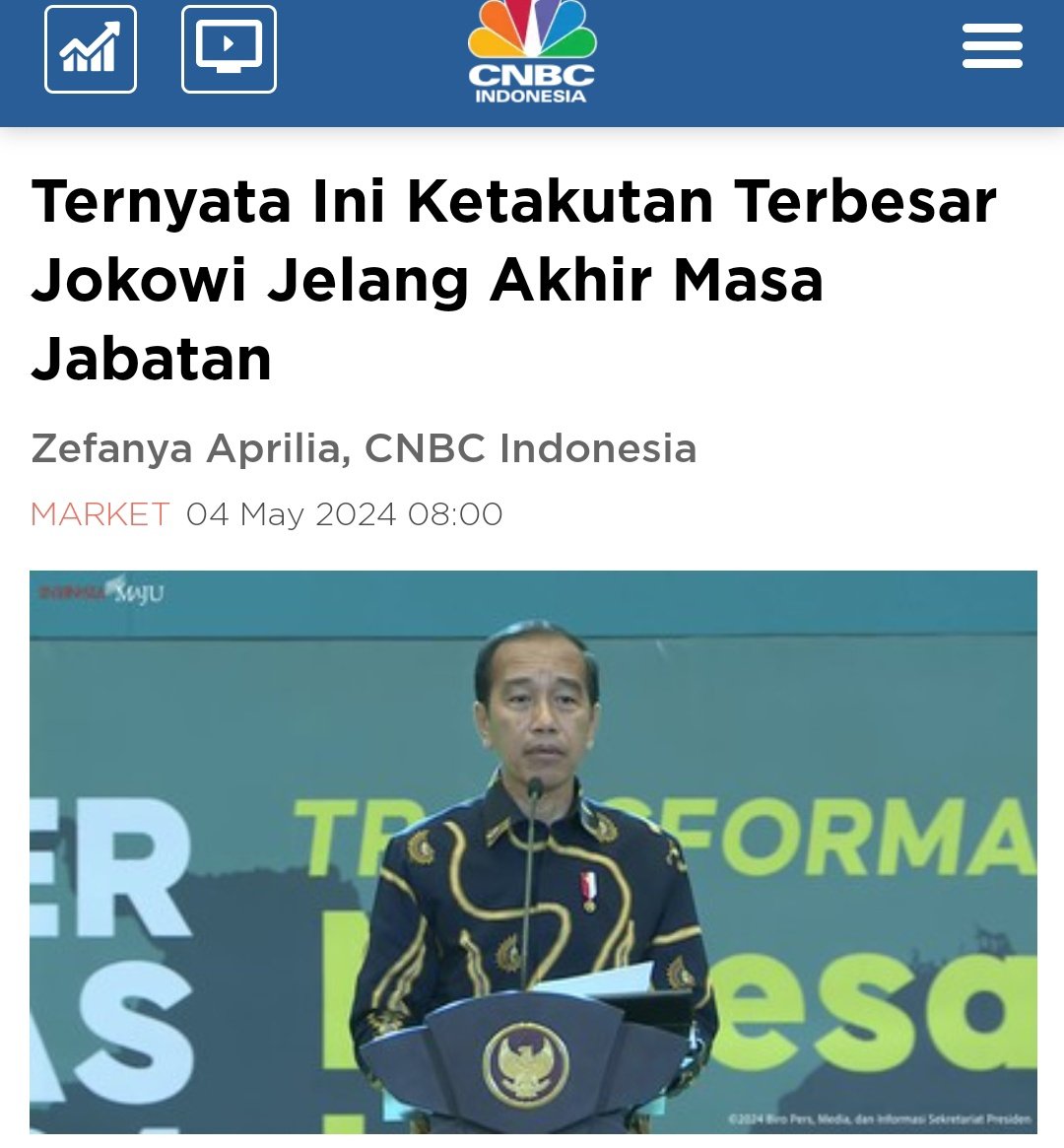 Ternyata Ini Ketakutan Terbesar Jokowi Jelang Akhir Masa Jabatan Jelang berakhirnya masa jabatan menjadi Presiden, Joko Widodo (Jokowi) ternyata memiliki rasa ketakutan tersendiri. Padahal sebelumnya, Jokowi dulu bilang bahwa dirinya adalah pemimpin yang tidak punya beban.…