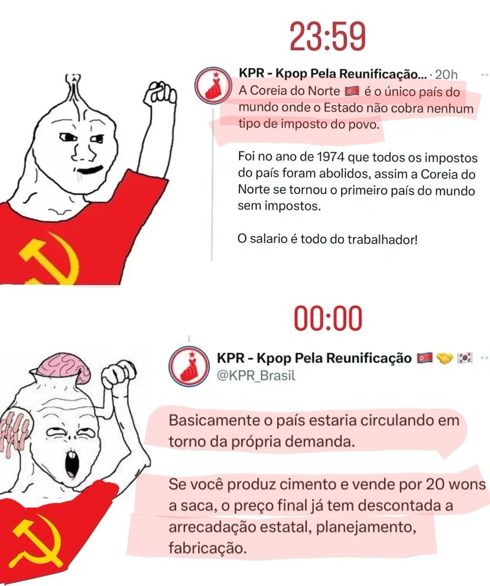 Tem imposto, mas, ao mesmo tempo, também não tem imposto, sabe? O estado sustenta serviços públicos e gratuitos, zelões de coisas grátis, com dinheiro do bumbum.

É a magia do socialismo, né @KPR_Brasil ??