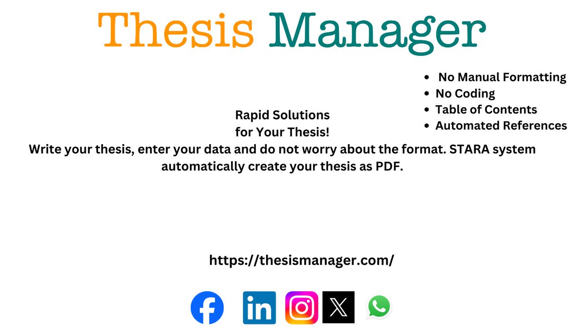 Thesis Manager를 사용하여 연구의 질을 향상시키세요. 간단한 절차로 효율적으로 논문을 작성할 수 있습니다! 🌟📚 #품질향상 #ThesisWriting #StreamlineYourThesis