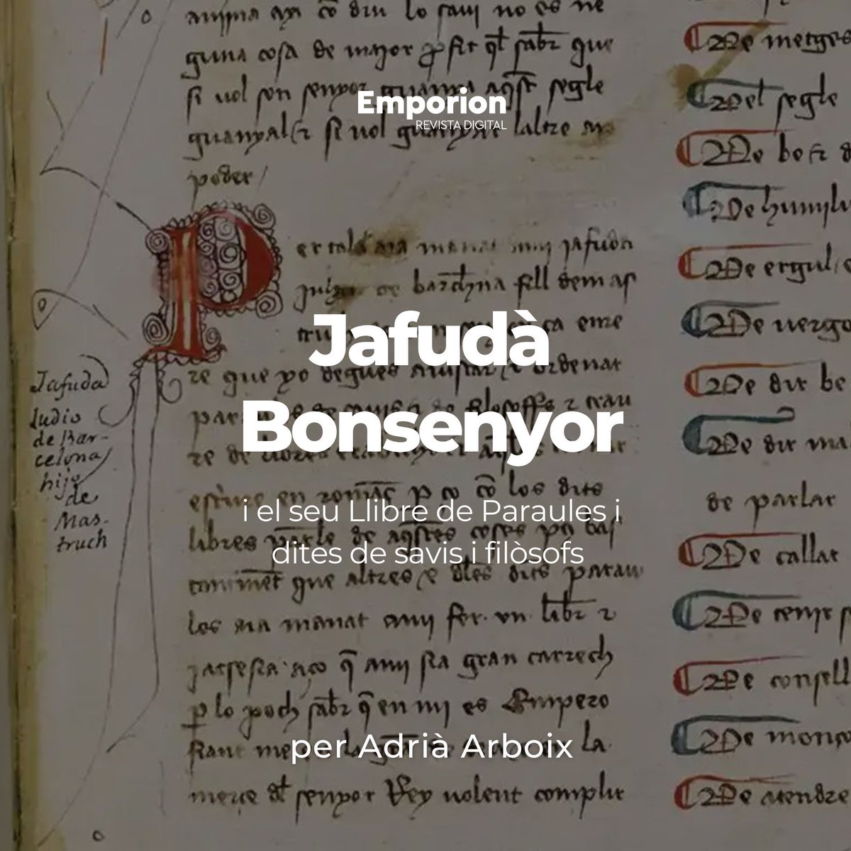 revistaemporion's tweet photo. Un nou article de cultura de l'Adrià Arboix a https://t.co/zNCEQfCsiM
https://t.co/zLrsatMeKt
👆👆👆
#emporion_digital #revistaemporion #emporion_cultura #llibres #AdriàArboix #ManuelForcano https://t.co/NqQkQ7goaD