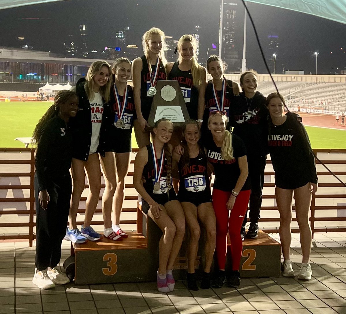 Lovejoy ISD is the proud home of the 5A State Girls Track and Field Team Runner-Up. Six Lovejoy HS Girls competed in the State Meet and brought home the Silver Medal 🥈‼️ We are #LOVEJOYPROUD❗️❤️😀🐆👟#LegacyofExcellence #LovejoyCulture #OneHeartOneLovejoy