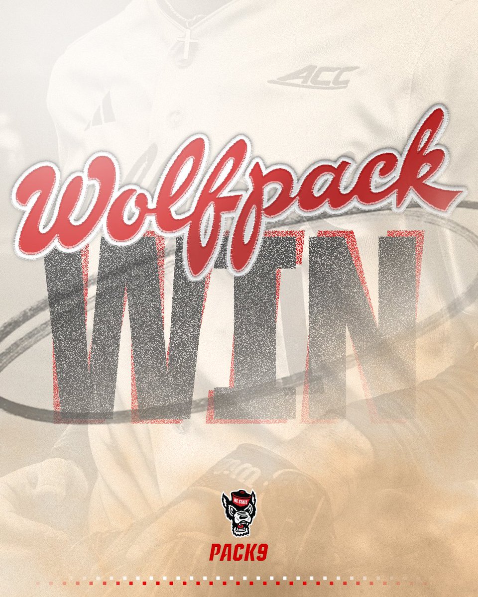 And this marathon ballgame belongs to the Wolfpack!! Smith nails down the save in an 8-7 victory!

#Pack9