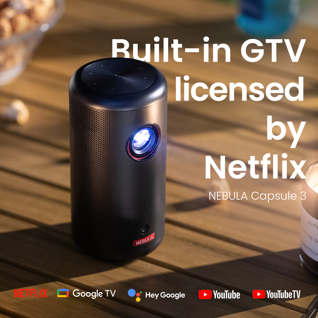 SeeNebula's tweet image. Just power up your projector and dive straight into all the Netflix shows and movies you love. No setup hassles, no waiting.
#NEBULAbyANKER #NEBULAProjector #NEBULACapsule #ANKERProjector #SeeNEBULA #movietime #outdoorlife #movienight #can #popcorn #StreamEasy #NetflixAndChill