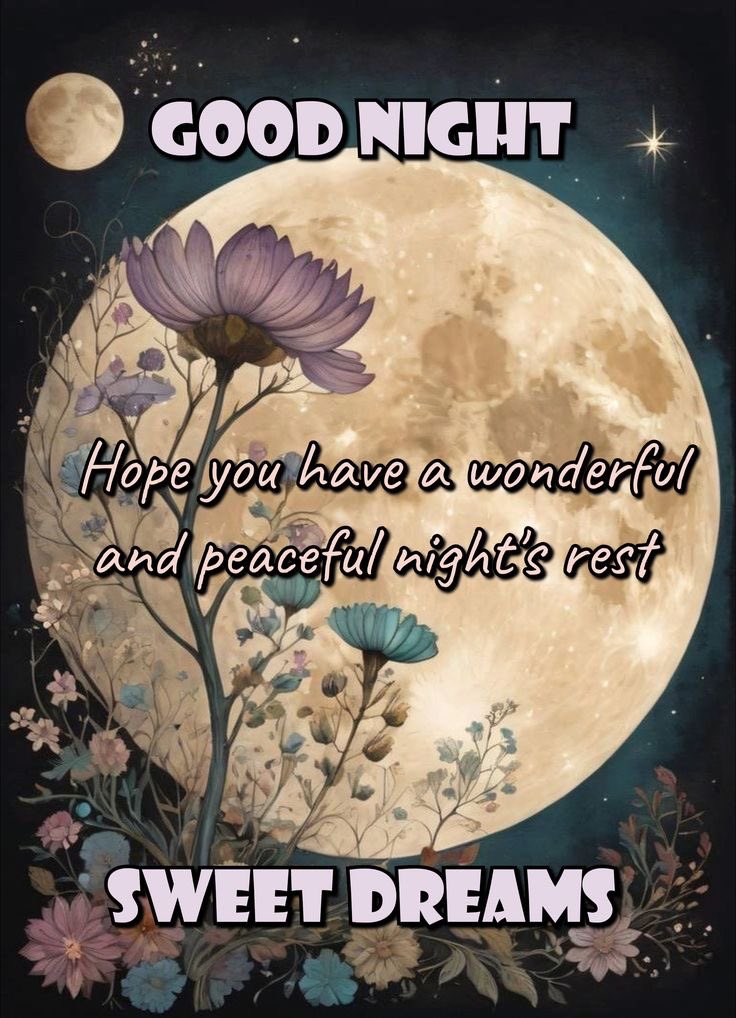 Good Night!! Sleep well. ❤️ God Bless You & those YOU love.