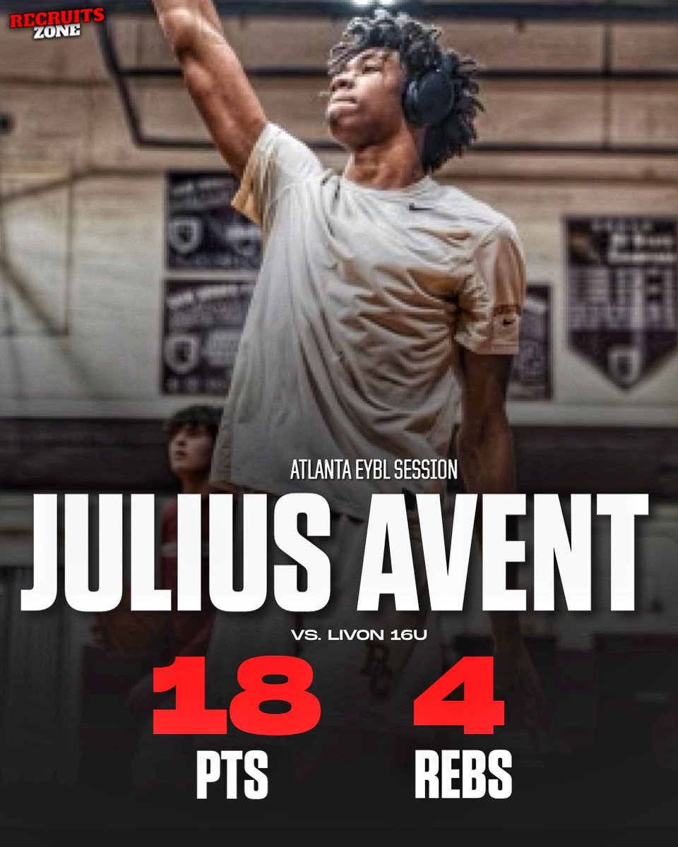 2026 prospect Julius Avent had himself a big performance tonight against Livon EYBL 16U, finishing with: • 18 PTS • 4 REBS